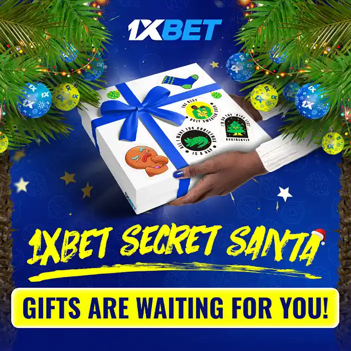 Christmas promo Secret Santa from 1xBet: unforgettable surprises for users!