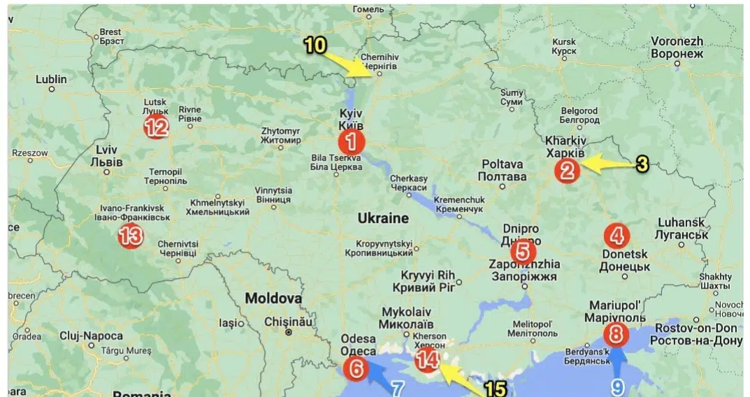 Russia attacks Ukraine with massive number of troops